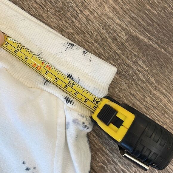 Tye Dye Blue/White Hooded Sweatshirt and Short Matching Set (S/M) - Picture 6 of 14